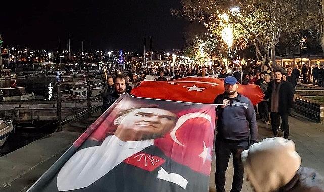 canakkalede ataturk sevdalilari ataya saygi icin yurudu pBO9FQUK