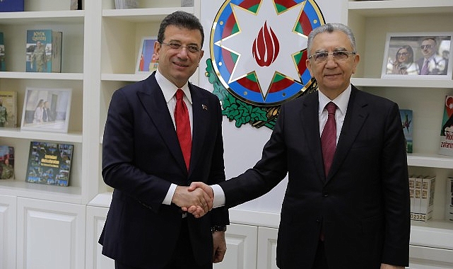 ekrem imamoglu baku valisi tarafindan agirlandi cCj71lJI