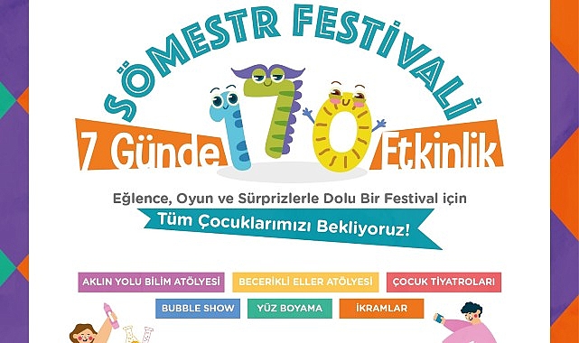 cesme belediyesinden cocuklara renkli somestr festivali MiMB2nlL