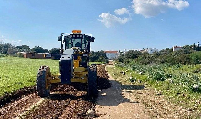 didimde yol yapim calismalari suruyor